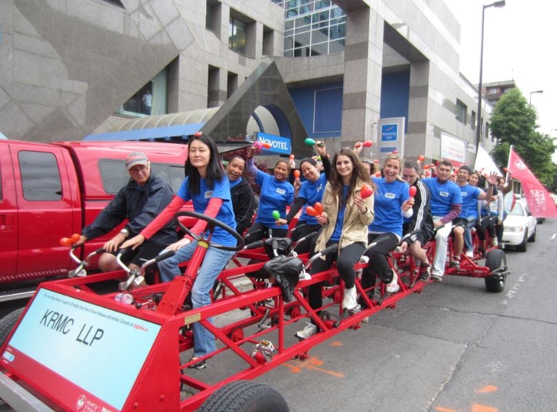 KRMC LLP group photo on the bike