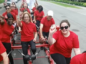 KRMC LLP group photo on the bike